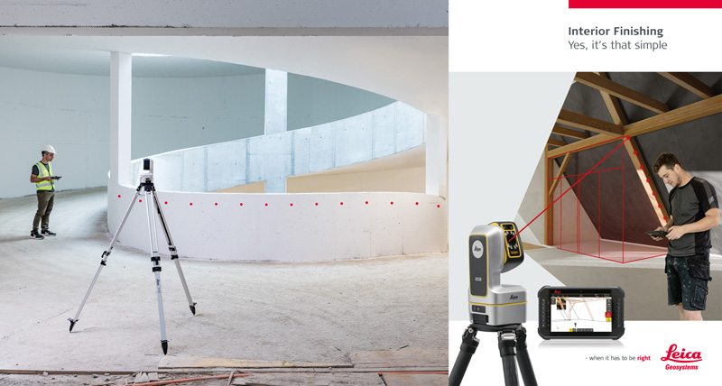 Brochure Leica iCON trades pour l’agencement d’intérieur.